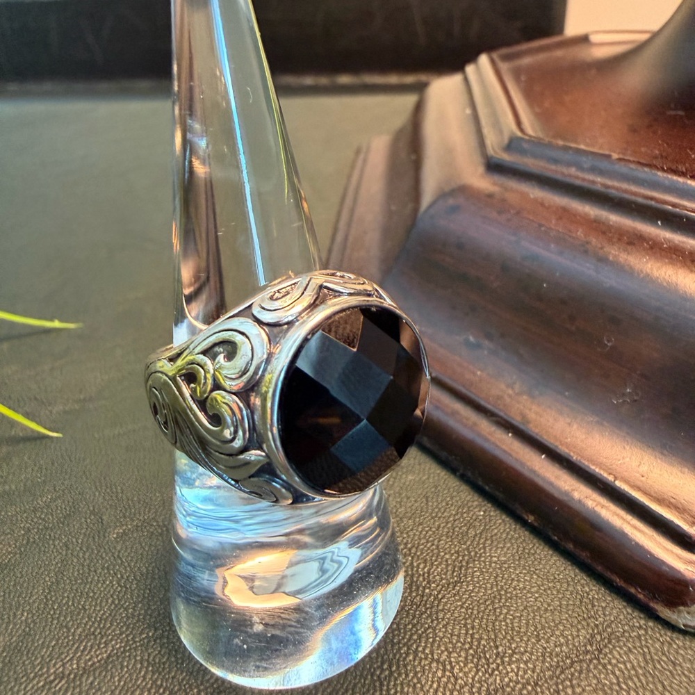 Premier Designs Silver Tone Ring size 7.5